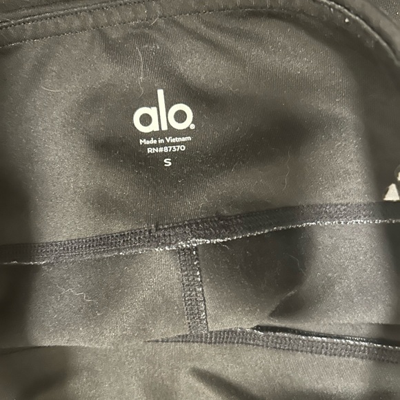 Alo Yoga High-Waist Airbrush Legging in Dark Krystal Black Size Small - Picture 4 of 8